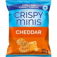 Quaker - Crispy Minis Cheddar, Family Size, 215 Gram