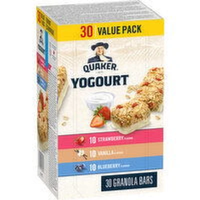 Quaker - Yogurt Granola Bars - Club Pack, 30 Each
