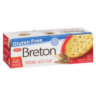 Dare - Breton Gluten Free Crackers, Original Flax, 135 Gram
