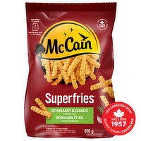 McCain - Superfries Rosemary & Garlic Crinkle Cut Fries, 650 Gram