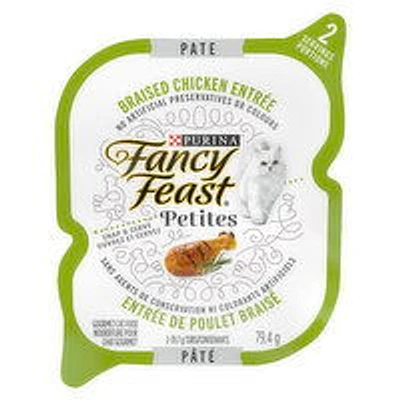 Purina - Fancy Feast Petites Braised Chicken Entree,  Wet Cat Food, 79.4 Gram