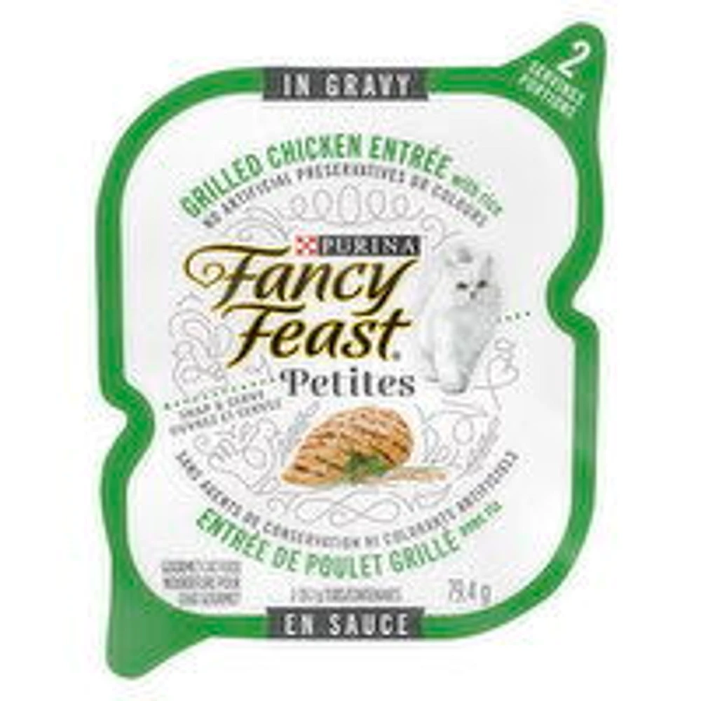 Purina - Fancy Feast Petites Grilled Chicken Entree, Wet Cat Food, 79.4 Gram
