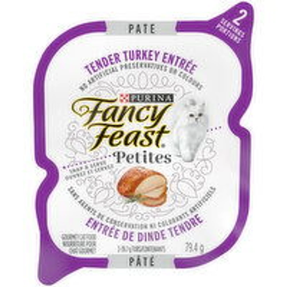 Purina - Fancy Feast Petites Tende Turkey Entree, Wet Cat Food, 79.4 Gram