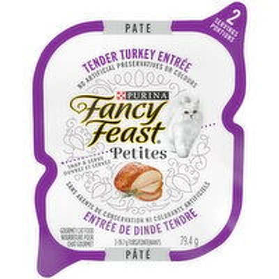 Purina - Fancy Feast Petites Tende Turkey Entree, Wet Cat Food, 79.4 Gram