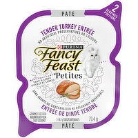 Purina - Fancy Feast Petites Tende Turkey Entree, Wet Cat Food, 79.4 Gram