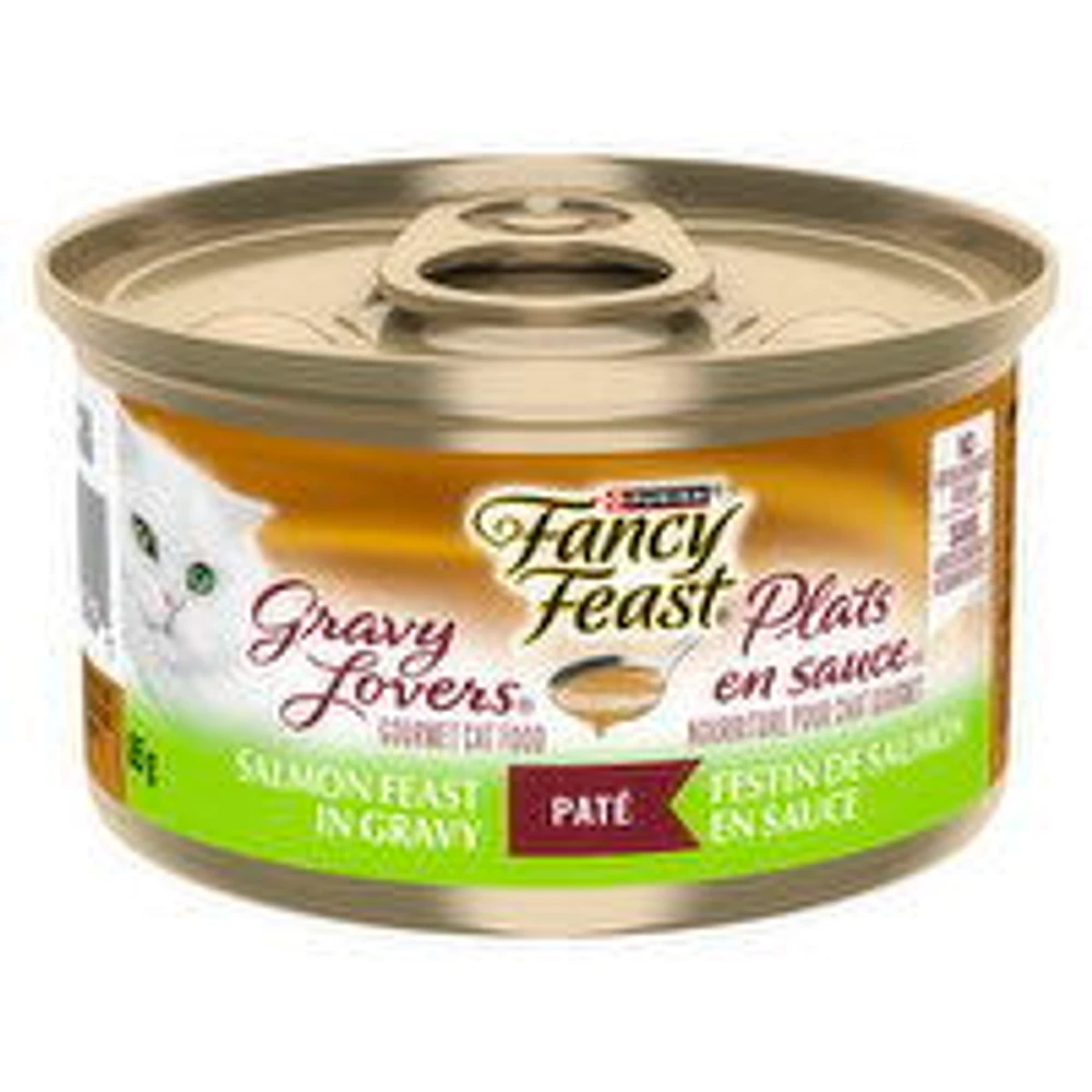 Purina - Fancy Feast Gravy Lovers Pate Salmon, Wet Cat Food, 85 Gram