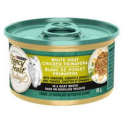 Purina - Fancy Feast Medleys White Meat Chicken Primavera in a Silky Broth, Wet Cat Food, 85 Gram
