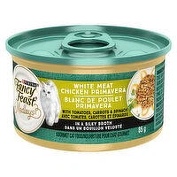 Purina - Fancy Feast Medleys White Meat Chicken Primavera in a Silky Broth, Wet Cat Food, 85 Gram