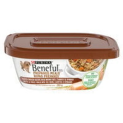Purina - Beneful Prepared Meals - Roasted Chicken with Brown Rice, Carrots & Spinach Wet Dog Food, 283 Gram