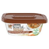 Purina - Beneful Prepared Meals - Roasted Chicken with Brown Rice, Carrots & Spinach Wet Dog Food, 283 Gram