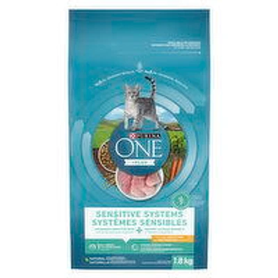 Purina - One Sensitive Systems Turkey, Dry Cat Food, 1.8 Kilogram