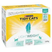 Purina - Tidy Cats Lightweight Clumping Litter, Unscented Free & Clean, 5.44 Kilogram