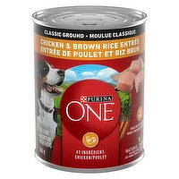 Purina - One Wet Dog Food, Chicken & Brown Rice Entre Wet Dog Food, 368 Gram