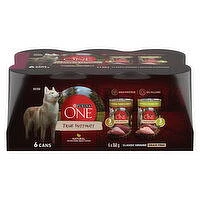 Purina - One True Instinct Variety Pack Turkey, Venison, Chicken & Duck, Wet Dog Food 6 Pack, 368 Gram