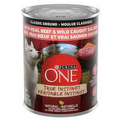 Purina - One True Instinct Real Beef & Wild Caught Salmon, Wet Dog Food, 368 Gram