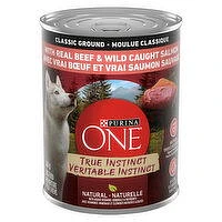 Purina - One True Instinct Real Beef & Wild Caught Salmon, Wet Dog Food, 368 Gram