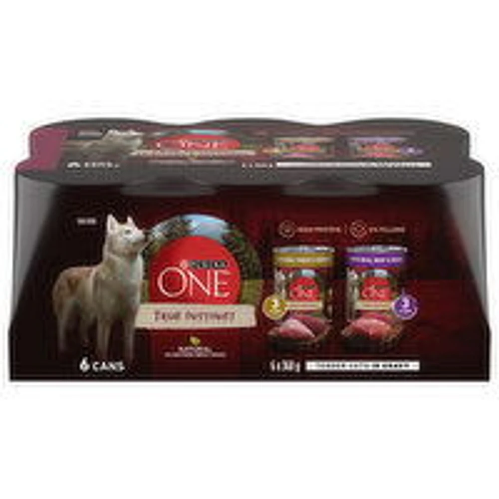 Purina - True Instinct Tender Cuts In Gravy Variety Pack 368g Cans, 6 Each