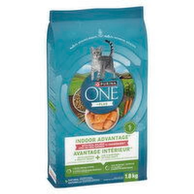 Purina - One +Plus High Protein Salmon & Ocean Whitefish Formula, Dry Cat Food, 1.8 Kilogram