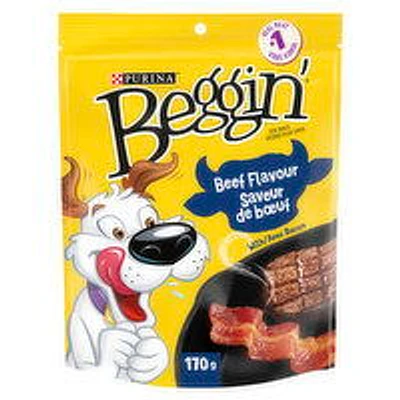 Purina Beggin' - Beggin' Beef Flavour, Dog Treats 170 g, 170 Gram