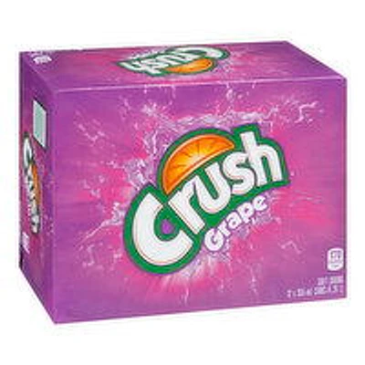 Crush - Grape Soft Drink, 12 Each