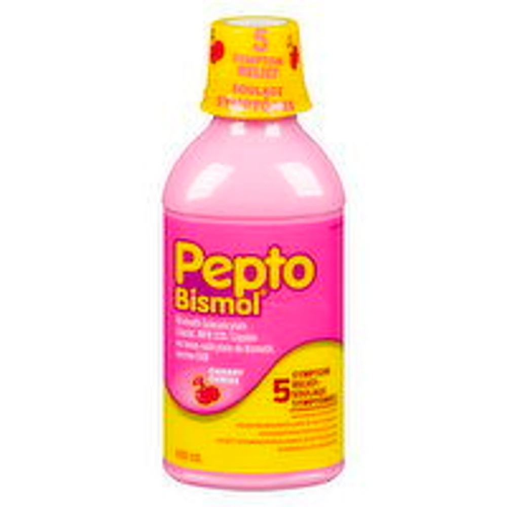 Pepto Bismol - 5 Symptom Relief Cherry Flavour, 480 Millilitre