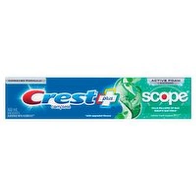 Crest - Toothpaste - Crest Complete Whitening + Scope Active Foam + Whitening, 160 Millilitre