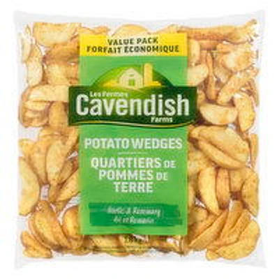 Cavendish - Garlic Rosemary Potato Wedges, 1.8 Kilogram