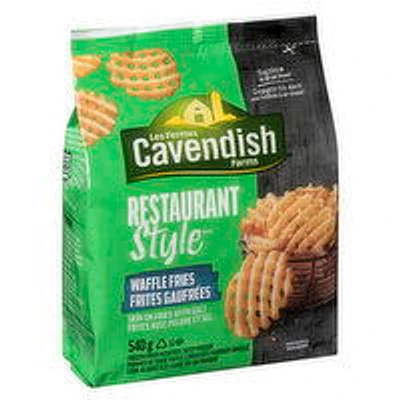 Cavendish - Restaurant Style Waffle Fries, 540 Gram