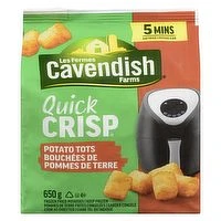 CavendishF farms - Quick Crisp Potato Tot, 650 Gram