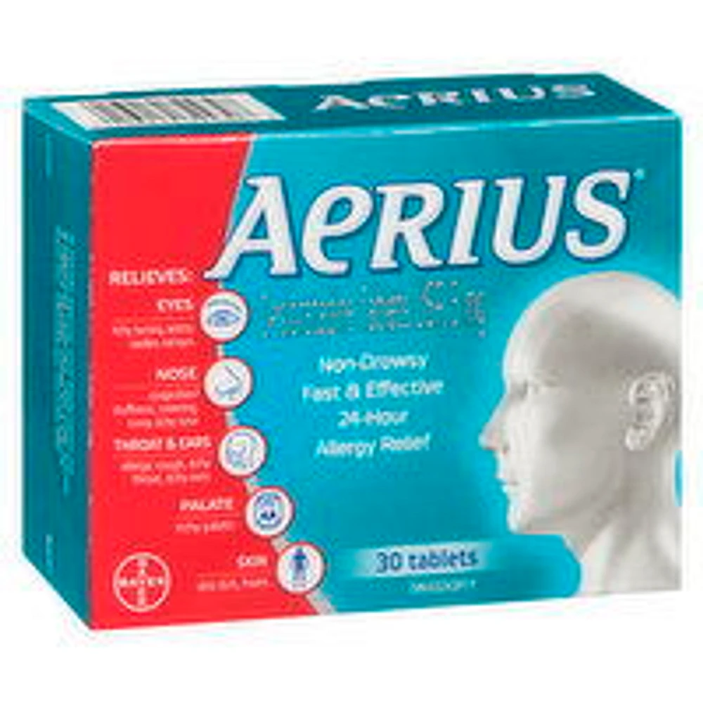 Aerius - Allergy 24 Hour - Non Drowsy, 30 Each