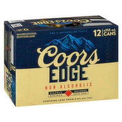 Molson - Coors Edge Non-Alcoholic Beer, 12 Each