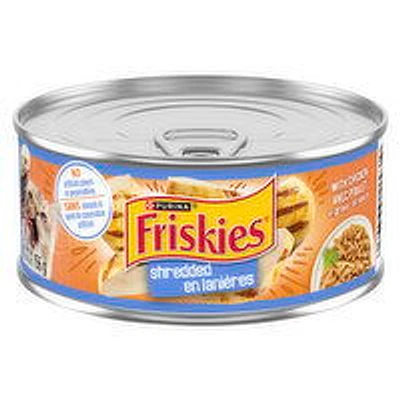 Purina - Friskies Wet Cat Food, Shredded with Chicken in Gravy, 156 Gram