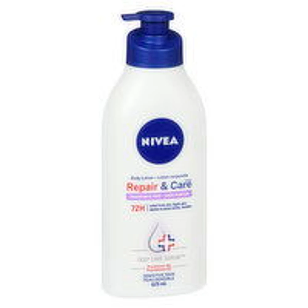 Nivea - Repair & Care Body Lotion - Fragrance Free, 625 Millilitre