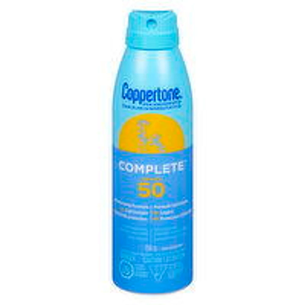 Coppertone - Complete Sunscreen Spray SPF50, 156 Gram
