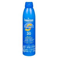 Coppertone - Sport Spray Sunscreen 4-in-1 SPF30, 222 Millilitre