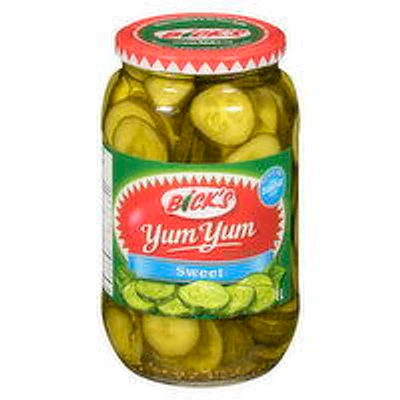 BICKS - Sweet Yum Yum Pickles, 1 Litre