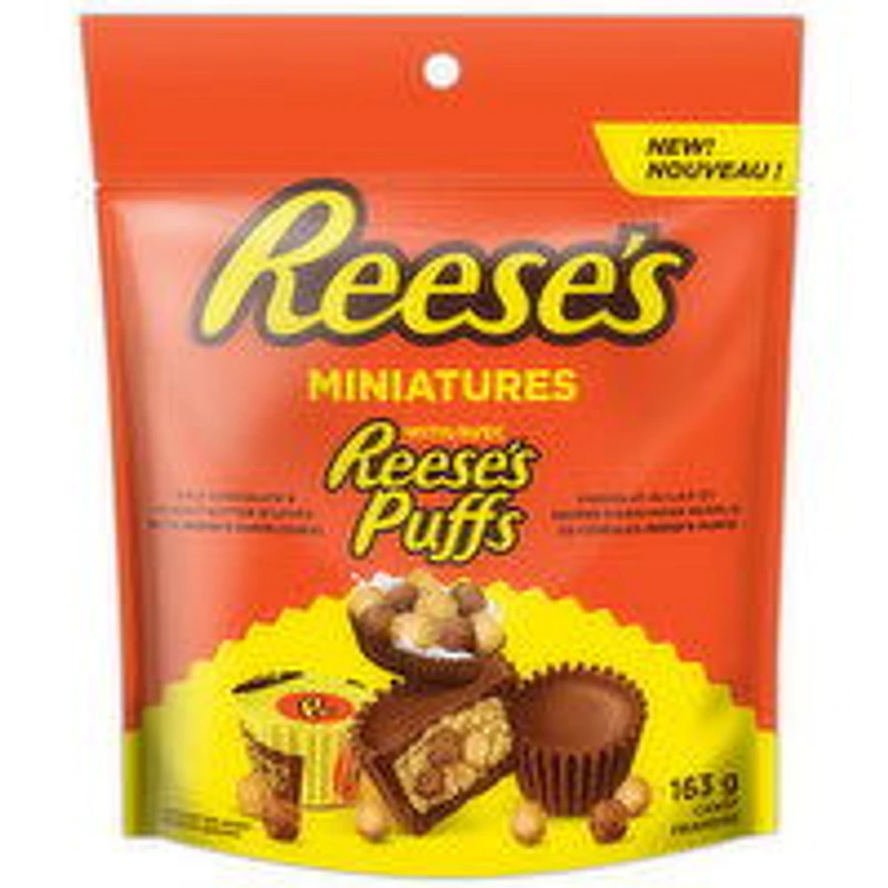 Hershey's - Reese's Miniature Peanut Butter Cups with Reese Puffs, 163 Millilitre