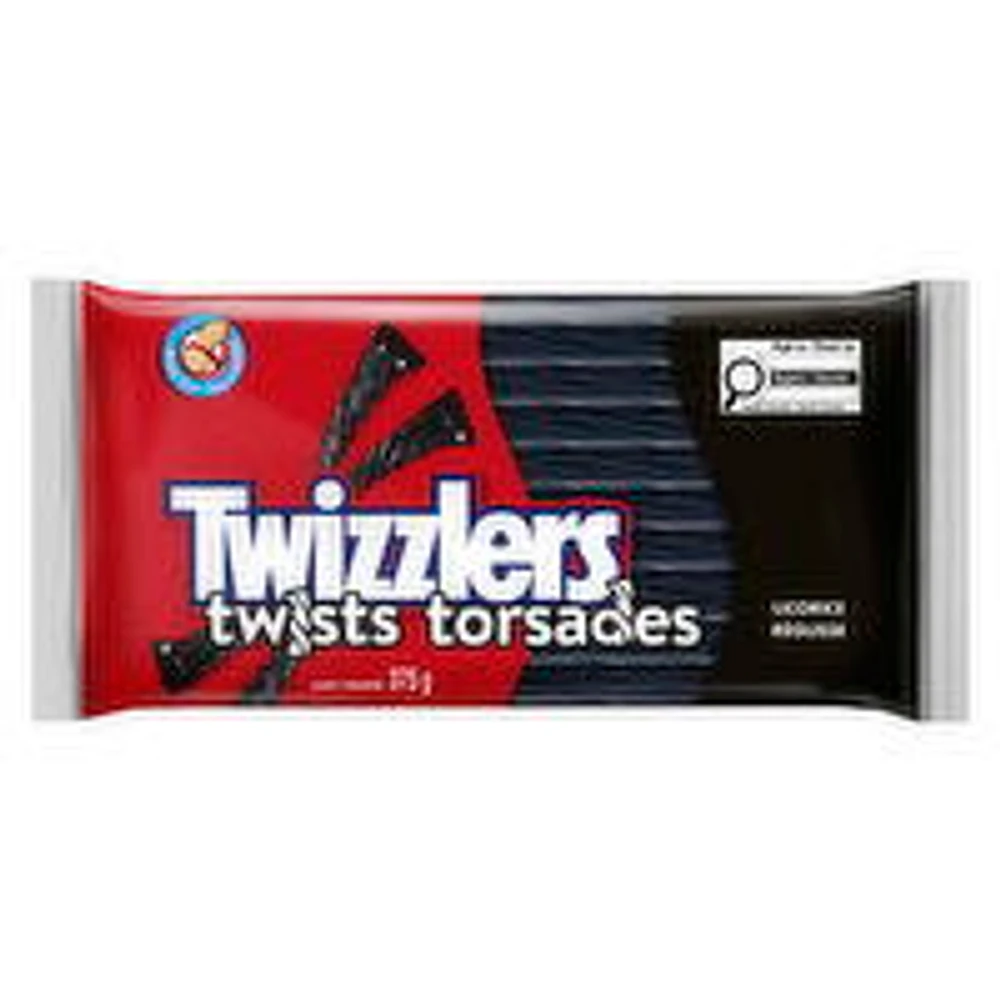 Twizzlers - Licorice Black, 375 Gram