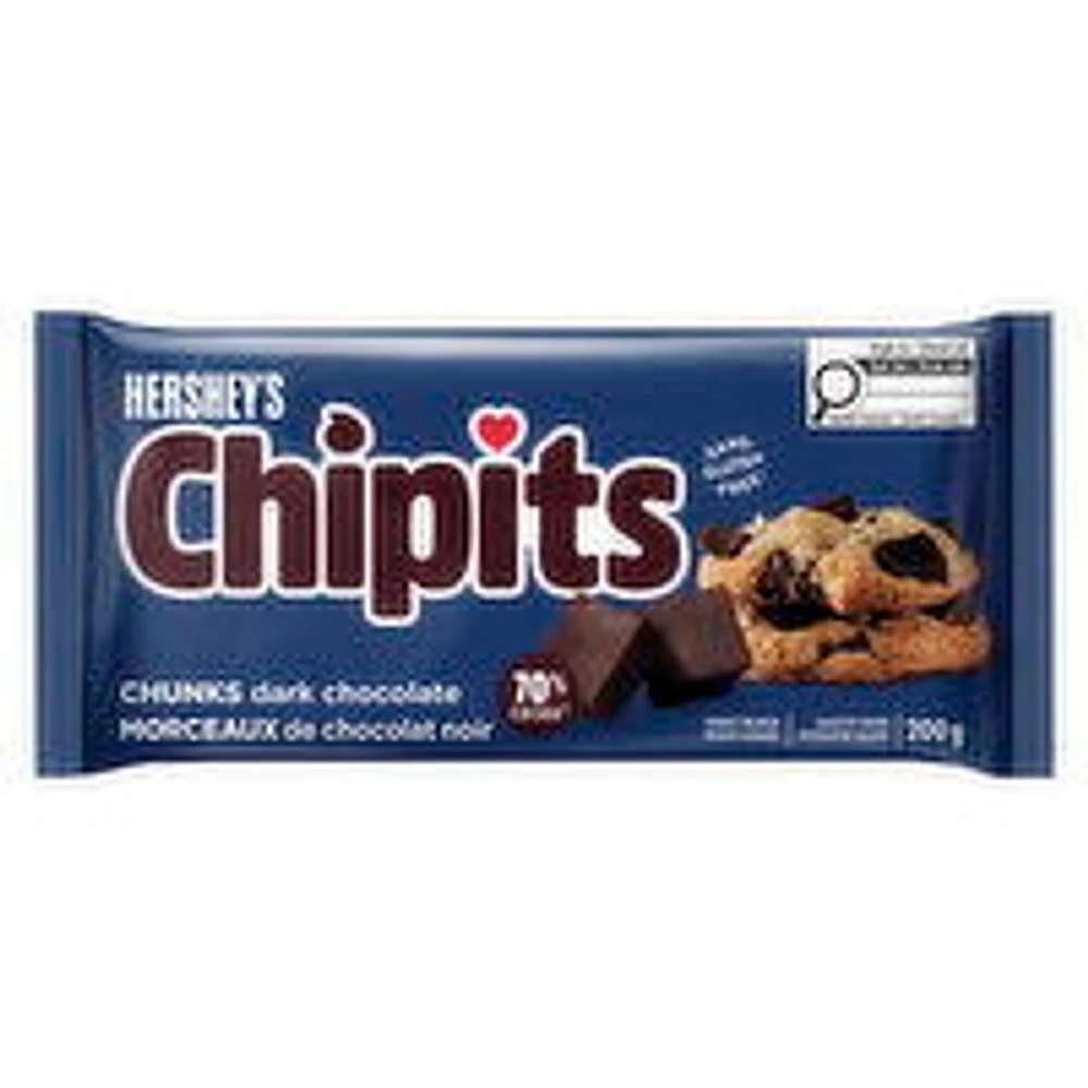 Hershey - Chipits Dark Chocolate Chunk, 200 Gram