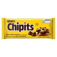 Hershey - Chipits Purte Semi-Sweet Chocolate Chips, 270 Gram