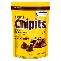 Hershey - Chipits Pure Semi-Sweet Chocolate Chips, 925 Gram