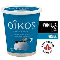 Oikos - Vanilla Greek Yogurt 0% M.F., 750 Gram