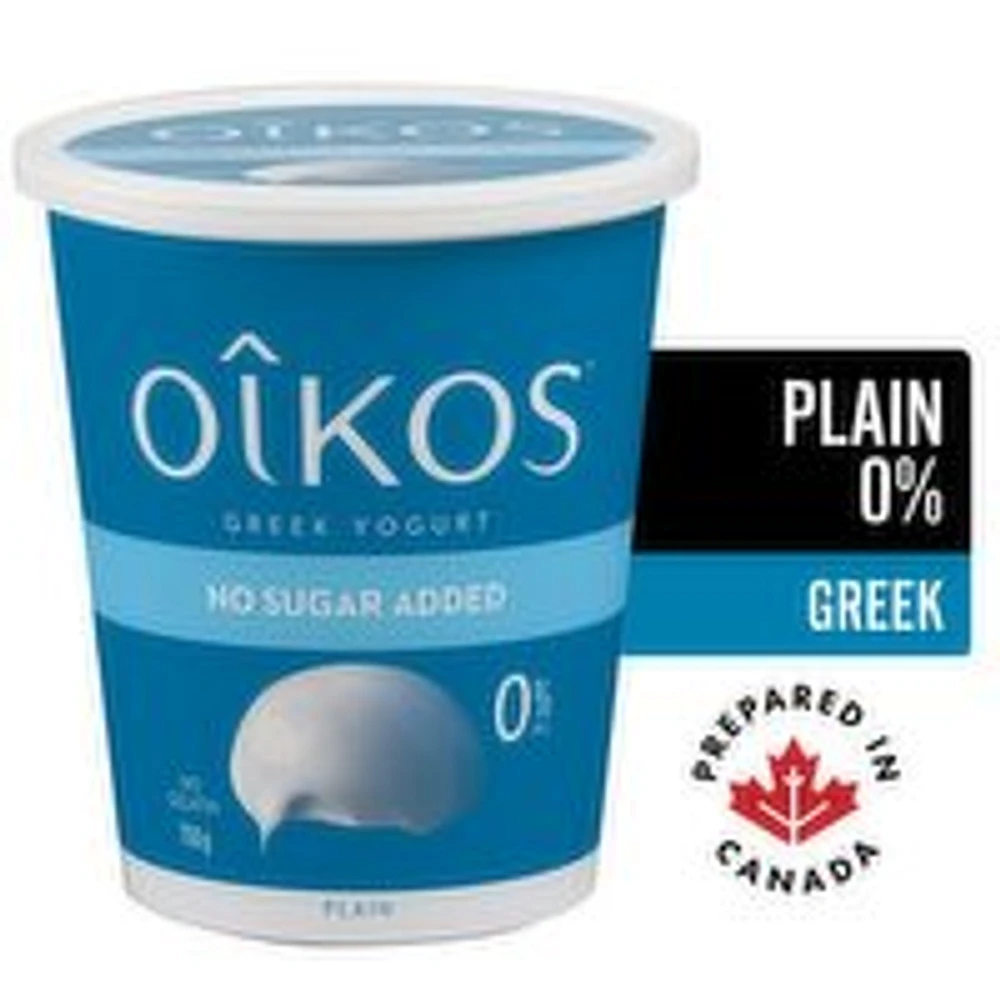 Oikos - Greek Yogurt 0% M.F. Plain, 750 Gram