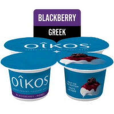 Oikos - Greek Yogurt - Blackberry, 4 Each