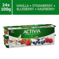 Activia - Probiotic Yogurt Multipack Fruit 2.9% M.F., 24 Each