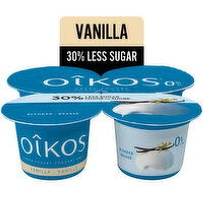Oikos - Greek Yogurt 30% Less Sugar Vanilla
