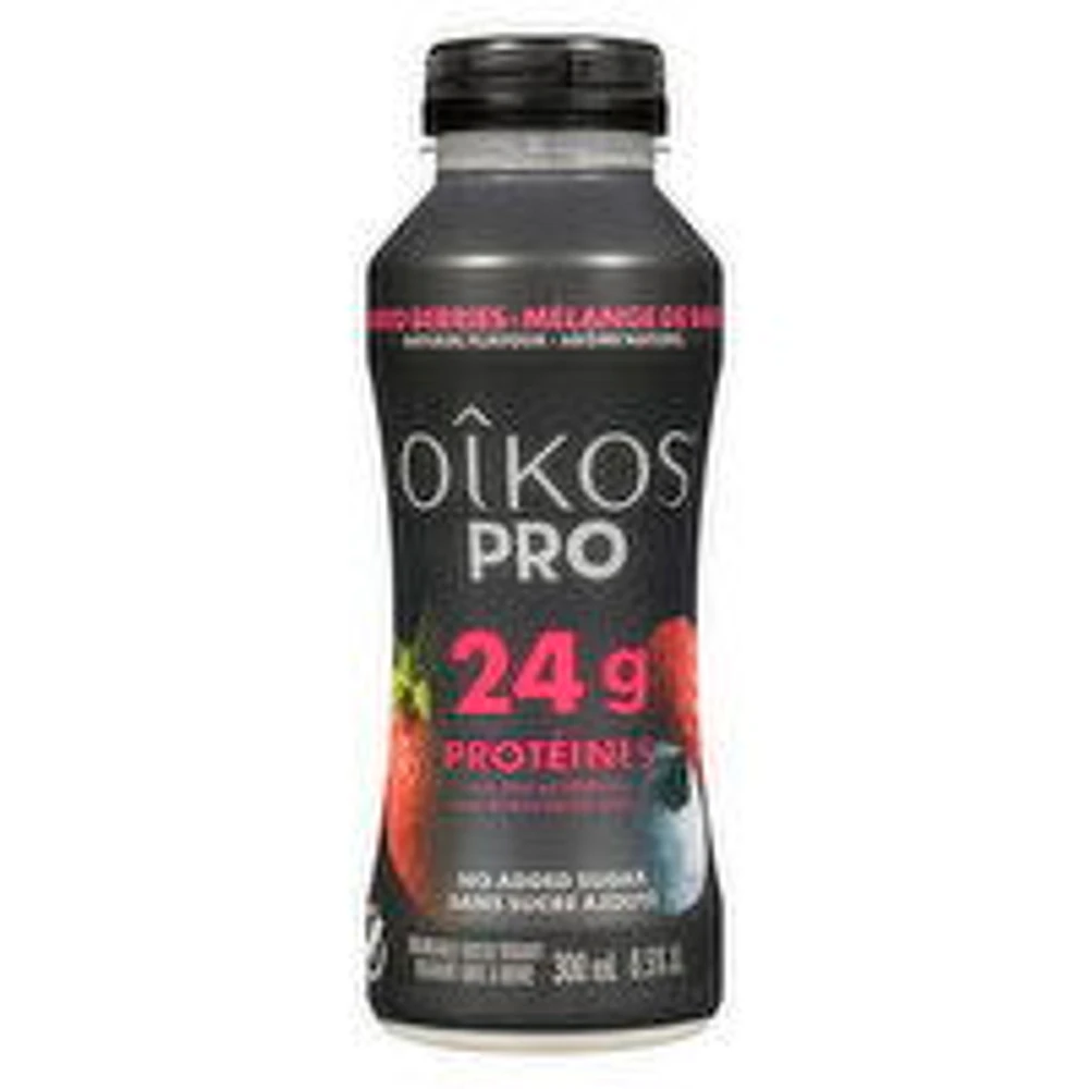 Oikos - Oikos Pro Drink Yogurt Mxd berry, 300 Millilitre