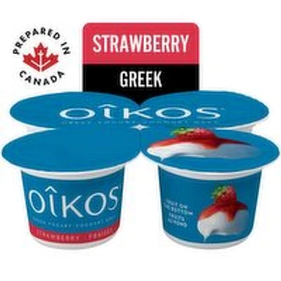 Oikos - Strawberry Greek Yogurt 2% M.F., 4 Each