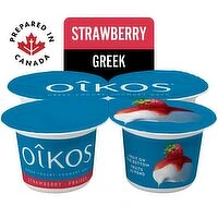 Oikos - Strawberry Greek Yogurt 2% M.F., 4 Each