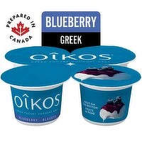 Oikos - Blueberry Greek Yogurt 2% M.F., 4 Each